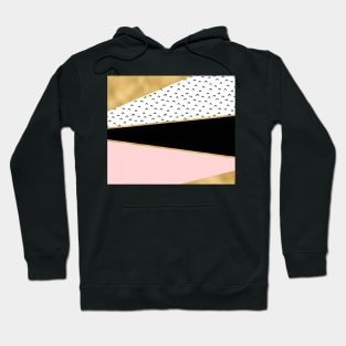 Grand geometric rose golden tones Hoodie